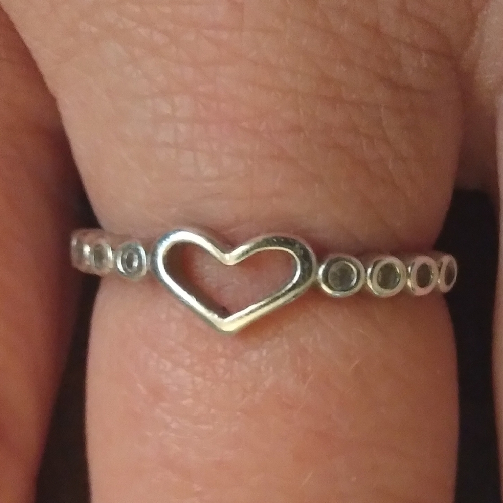 Silver Heart Ring